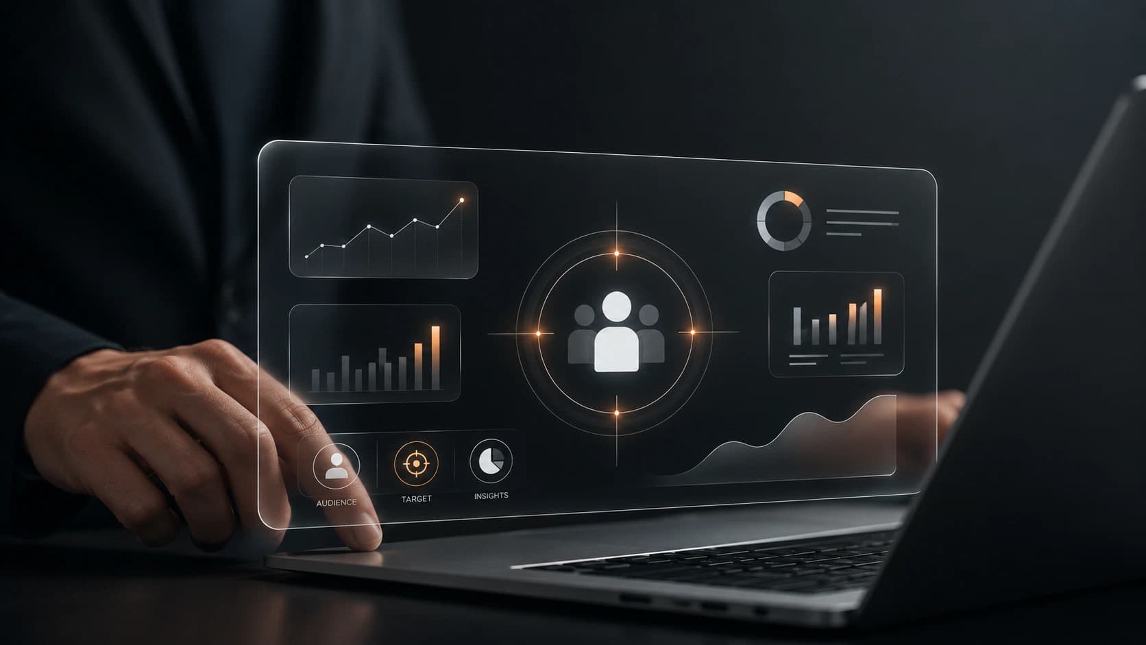 Predictive audience segmentation analytics chart